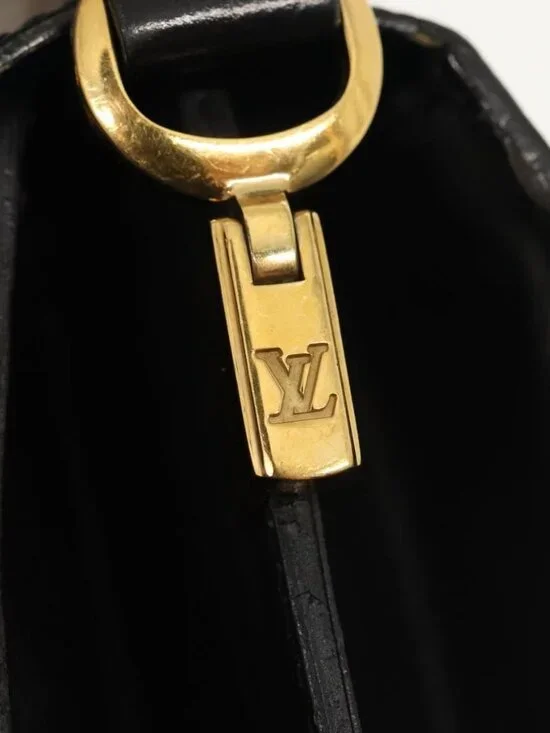 LOUIS VUITTON Epi Bicolor Free Run Shoulder Bag Black Blue M52415 LV Auth 79972 - Picture 11 of 16